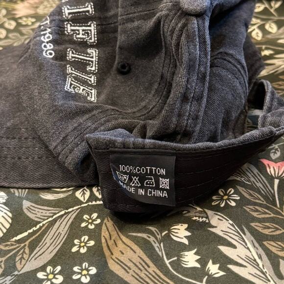 Swiftie Est. 1989 Dad Hat Taylor Swift TTPD Black White Embroidered Baseball Cap - Picture 5 of 5